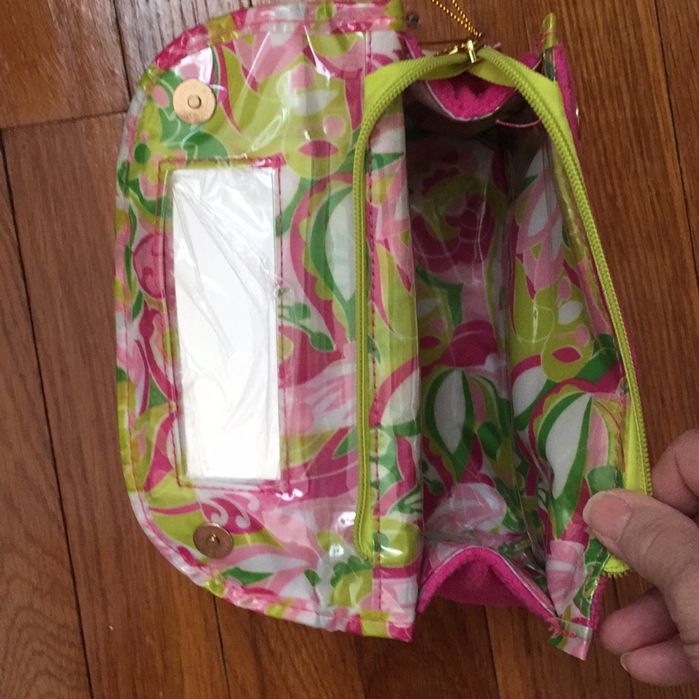 Macbeth perk and mirror bag NWT pink and green - Picture 4 of 4